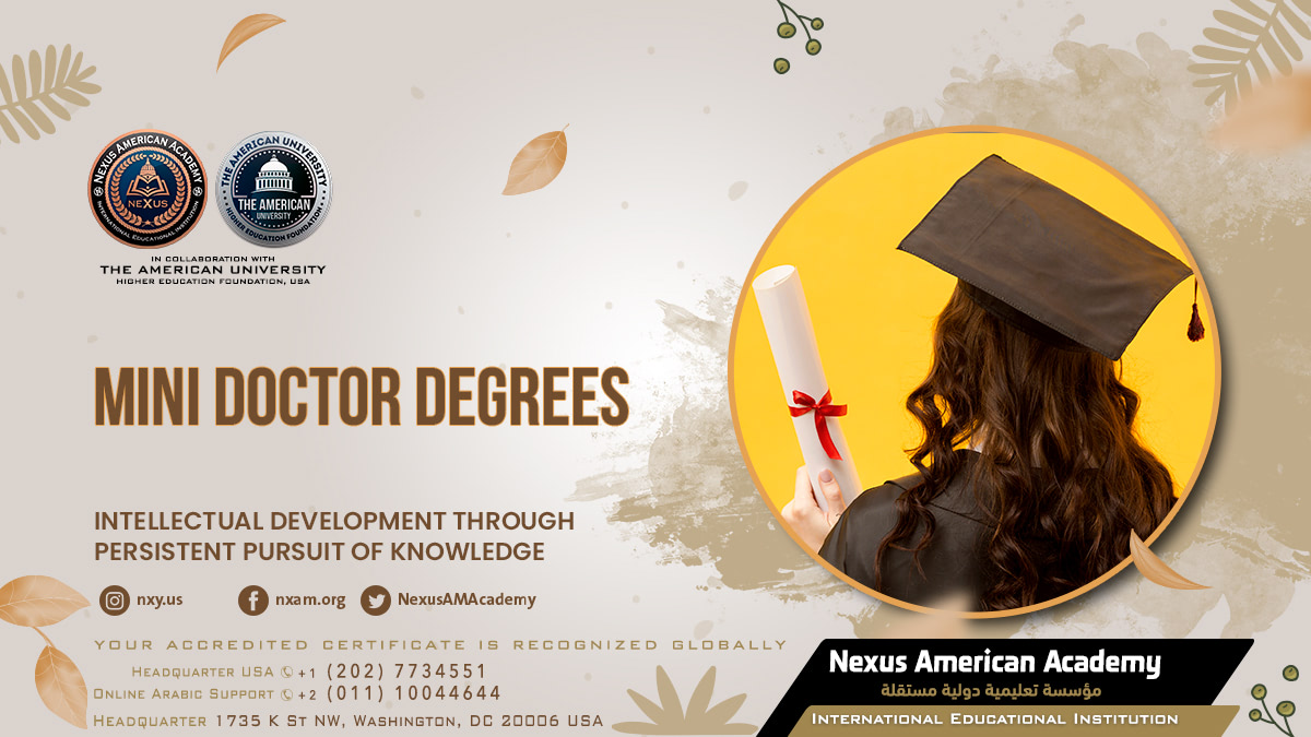 Nexus american academy category mini doctor degrees