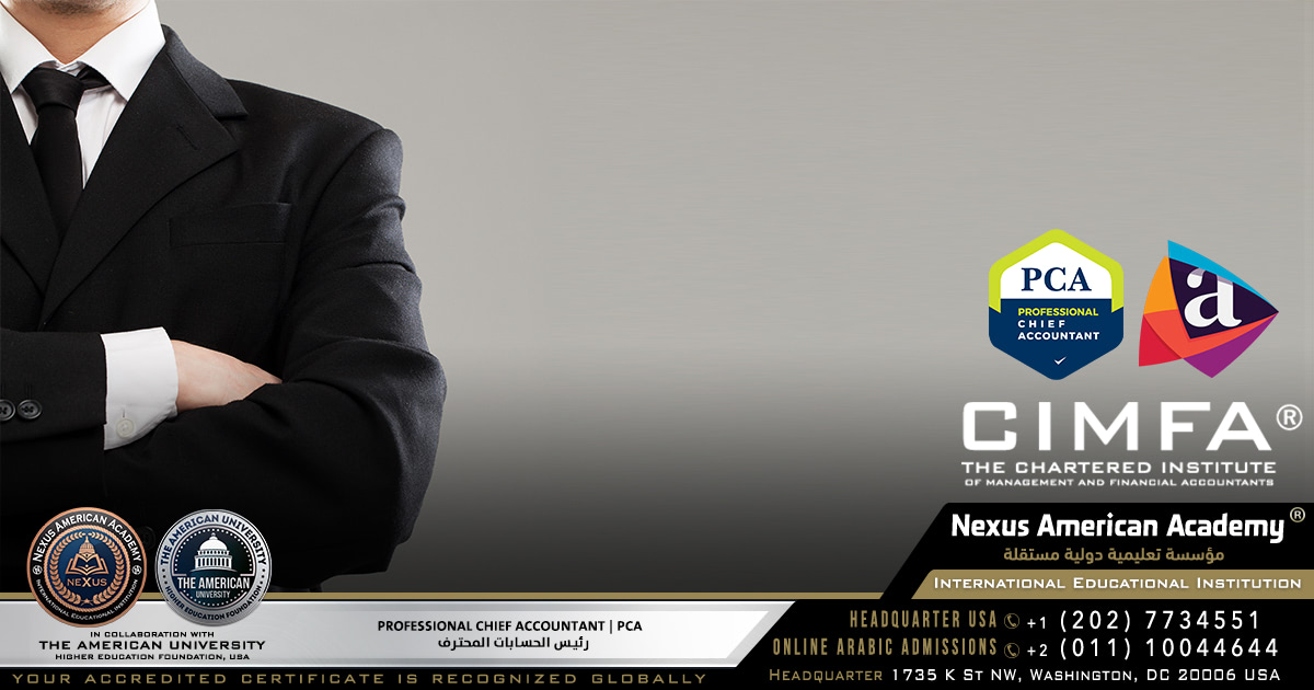 Professional chief accountant | pca | رئيس الحسابات المحترف