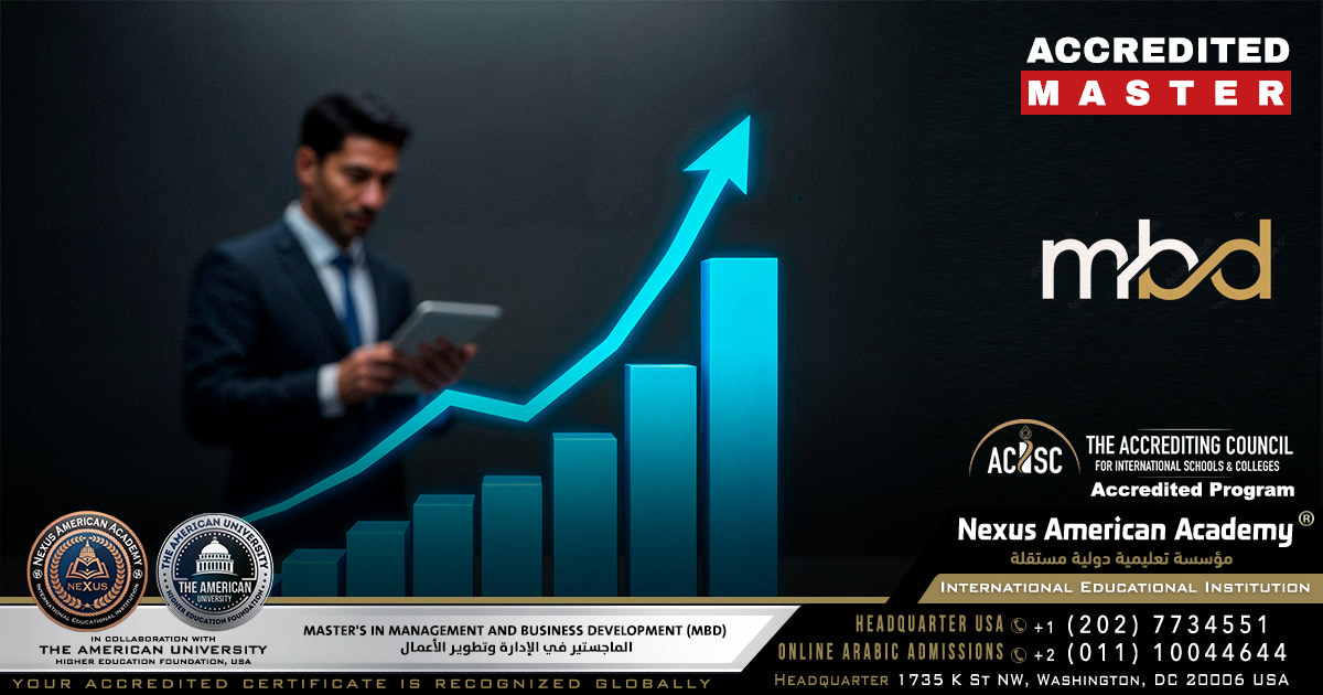 master's in management and business development (mbd) | الماجستير في الإدارة وتطوير الأعمال